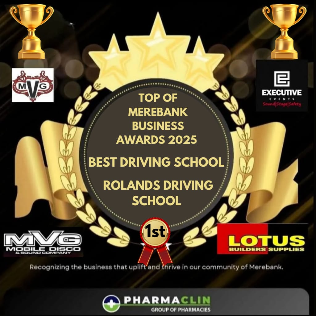 Top of Merebank Business Awards 2025 - Best Driving School